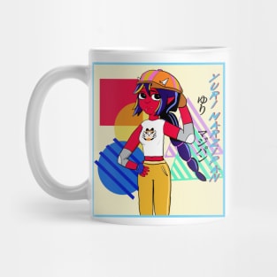 Yuri Marzipan and Oni - Cool Gal (Original w/ streaks) Mug